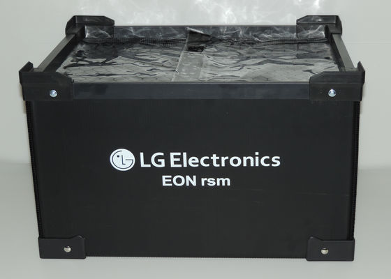 전자 산업 블랙 정전기 방지 ESD 골판지 상자