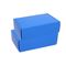 뚜껑 OEM 로고를 가진 파란 접히는 물결 모양 플라스틱 상자