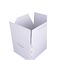 백색 PP 물결 모양 플라스틱 상자, 접을 수 있는 물결 모양 플라스틱 상자